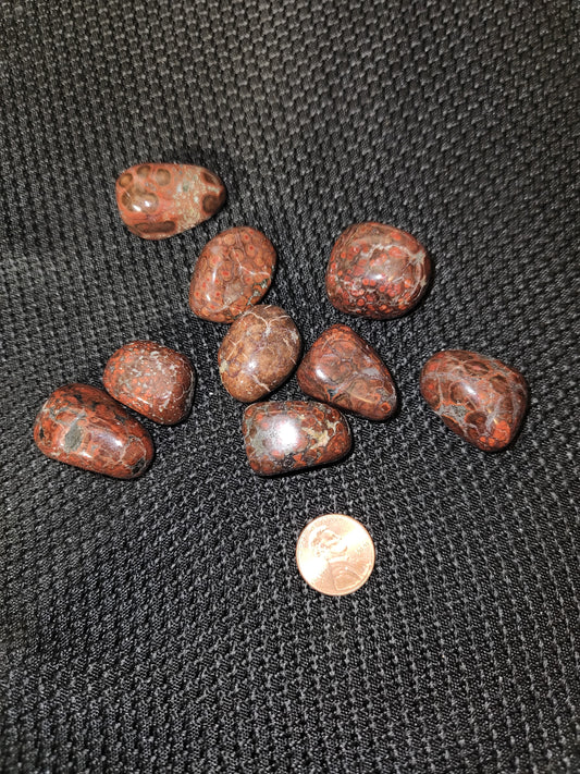 Red Spotted Jasper Tumble