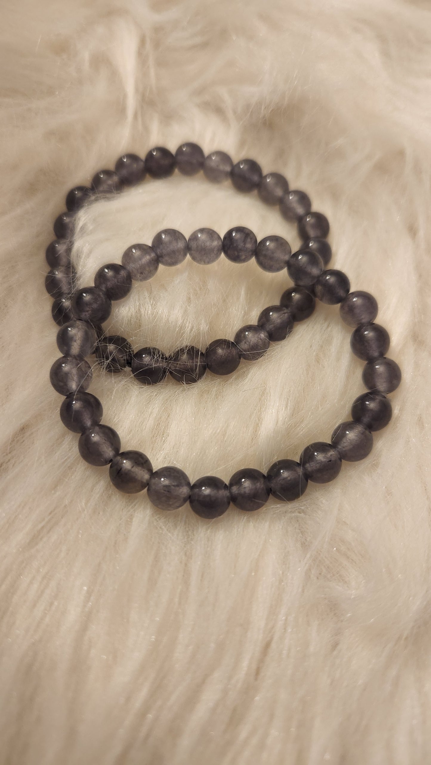 Grey quartz bracelet