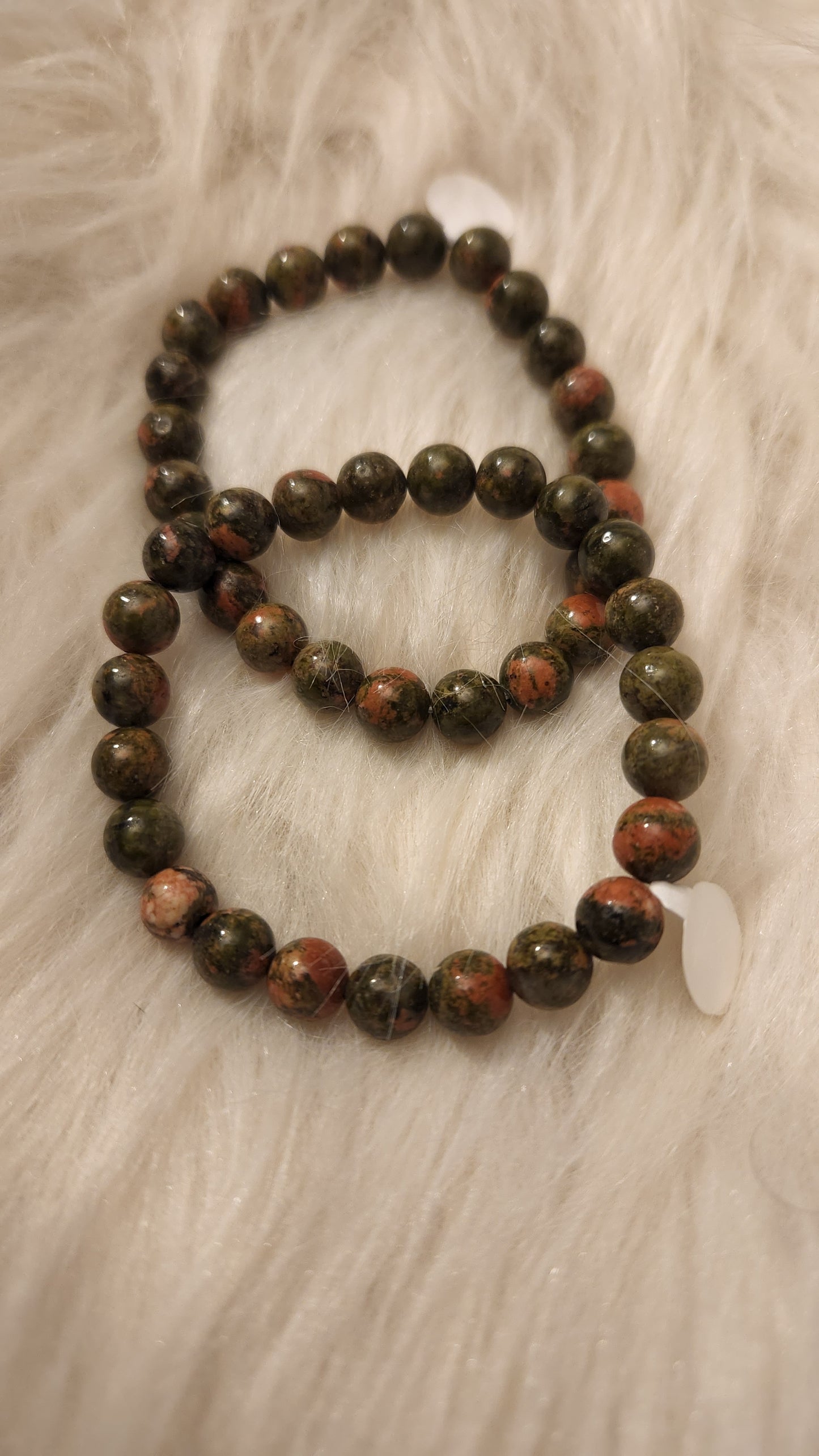 Unakite bracelet