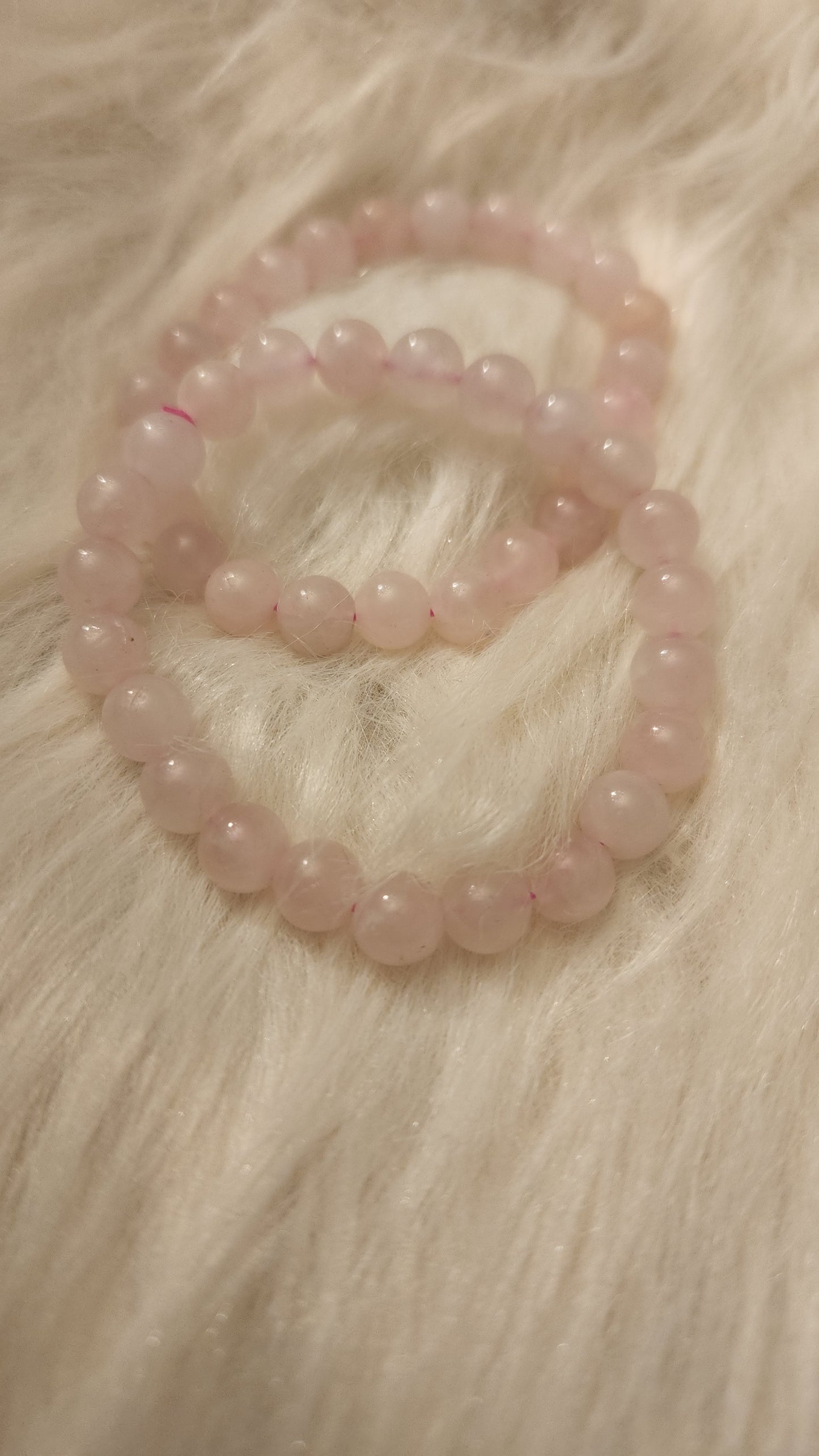 Rose quartz bracelet 8mm