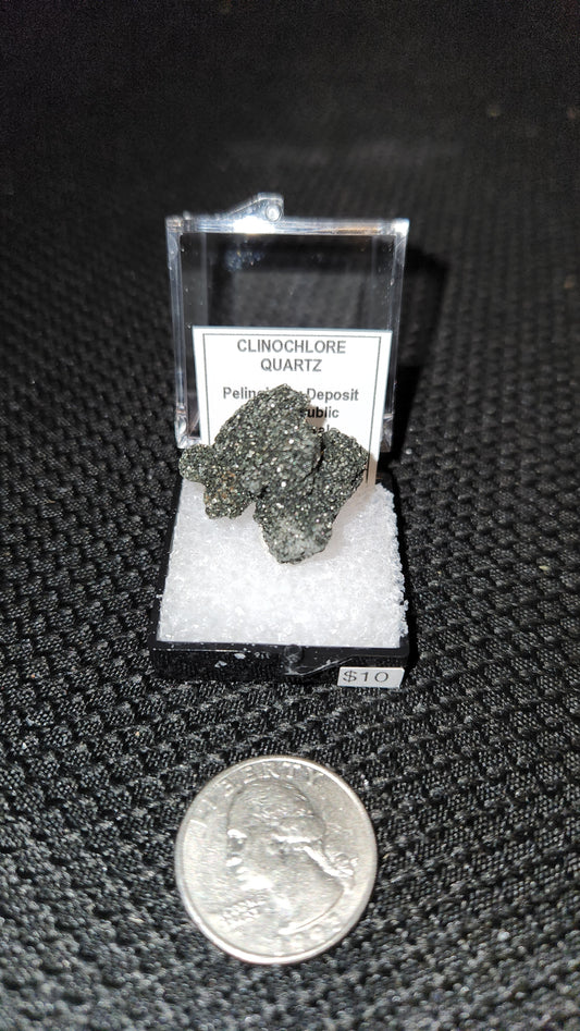 Clinochlore Quartz - Komi Republic Russia