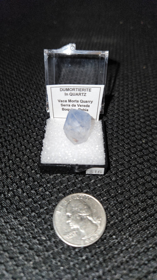 Dumortierite in Quartz - Serra da Vereda Brazil