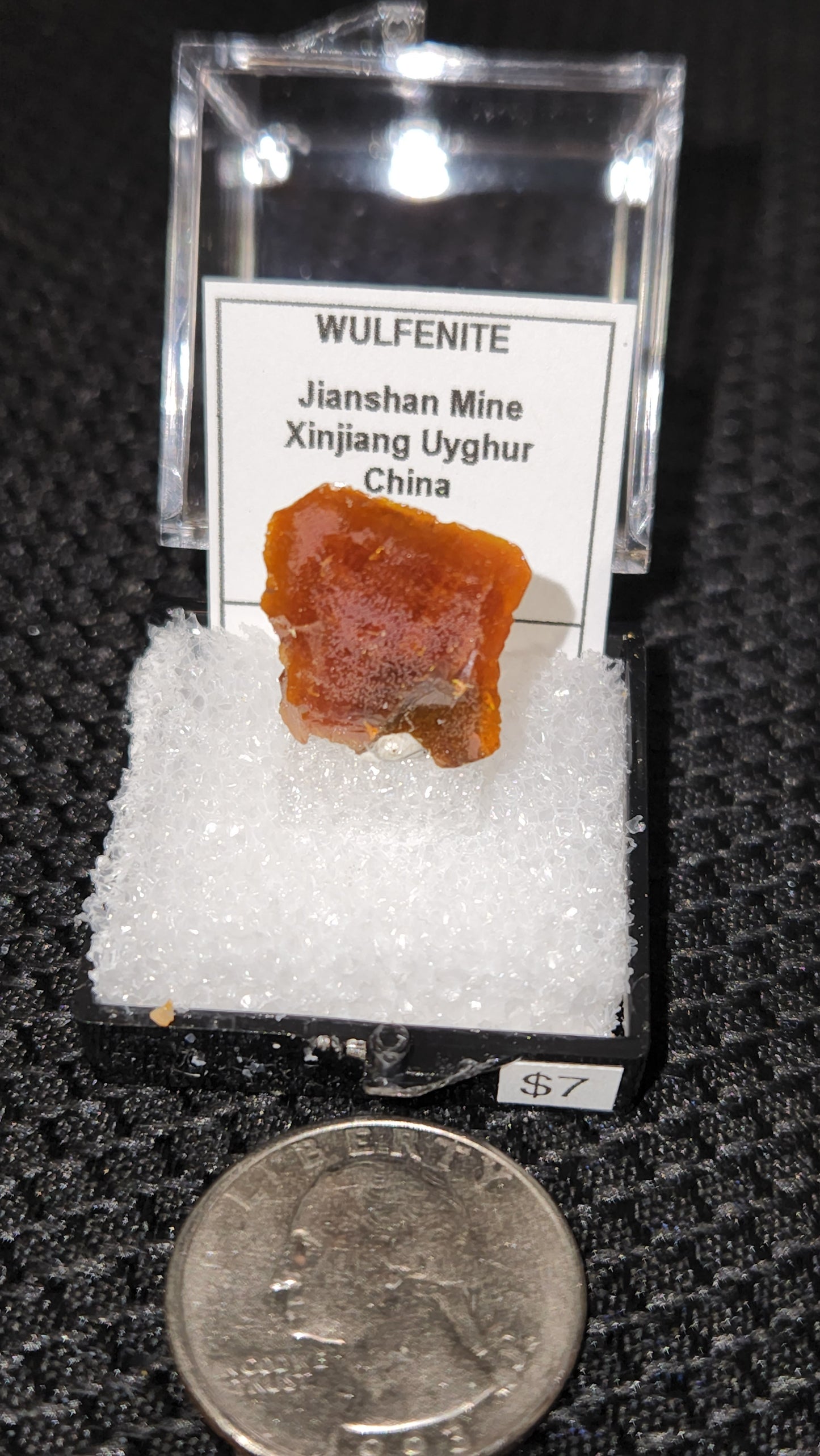 Wulfenite - Xinjiang Uyghur China