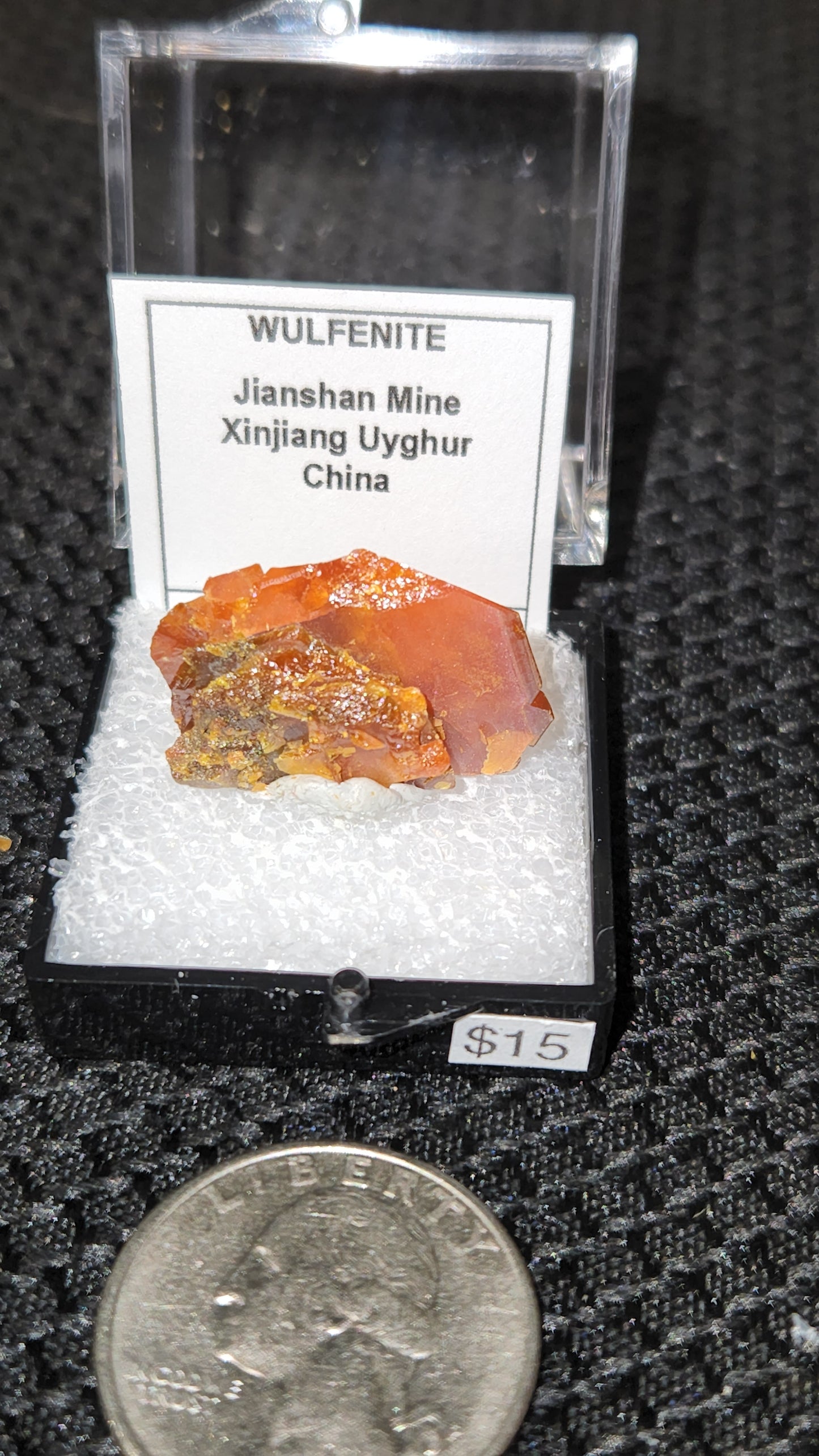 Wulfenite  - Xinjiang Uyghur China