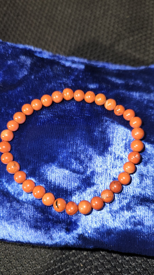 Red jasper bracelet 6MM