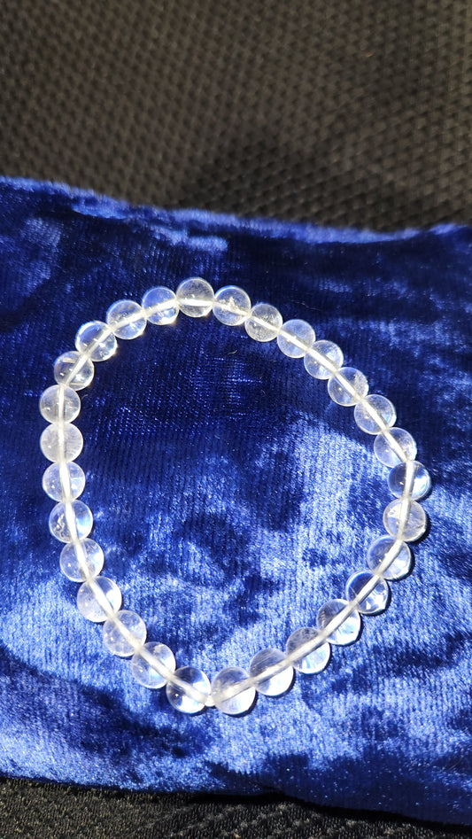 Clear quartz bracelet 6MM