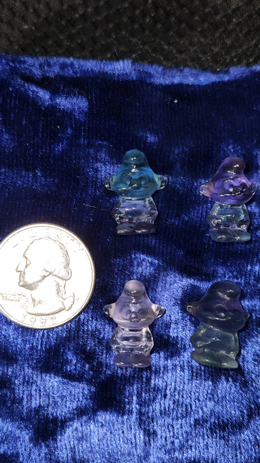 Mini fluorite smurf