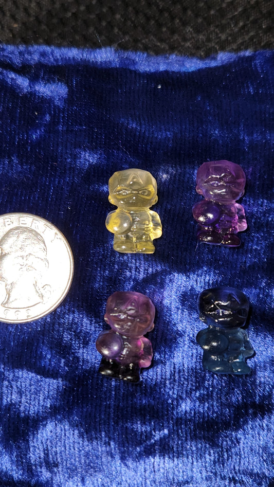 Mini fluorite captain america