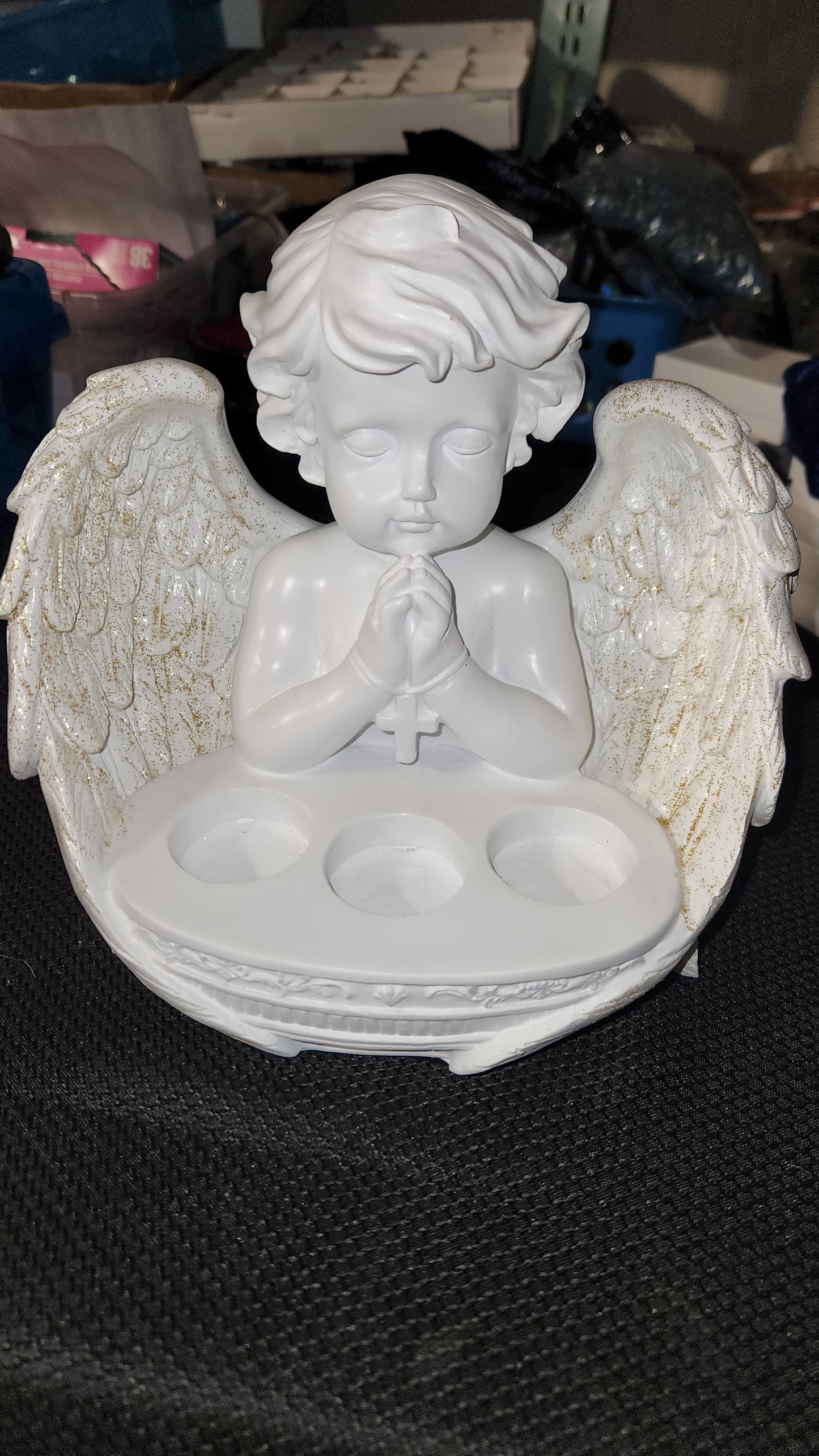 White angel 3 sphere holder