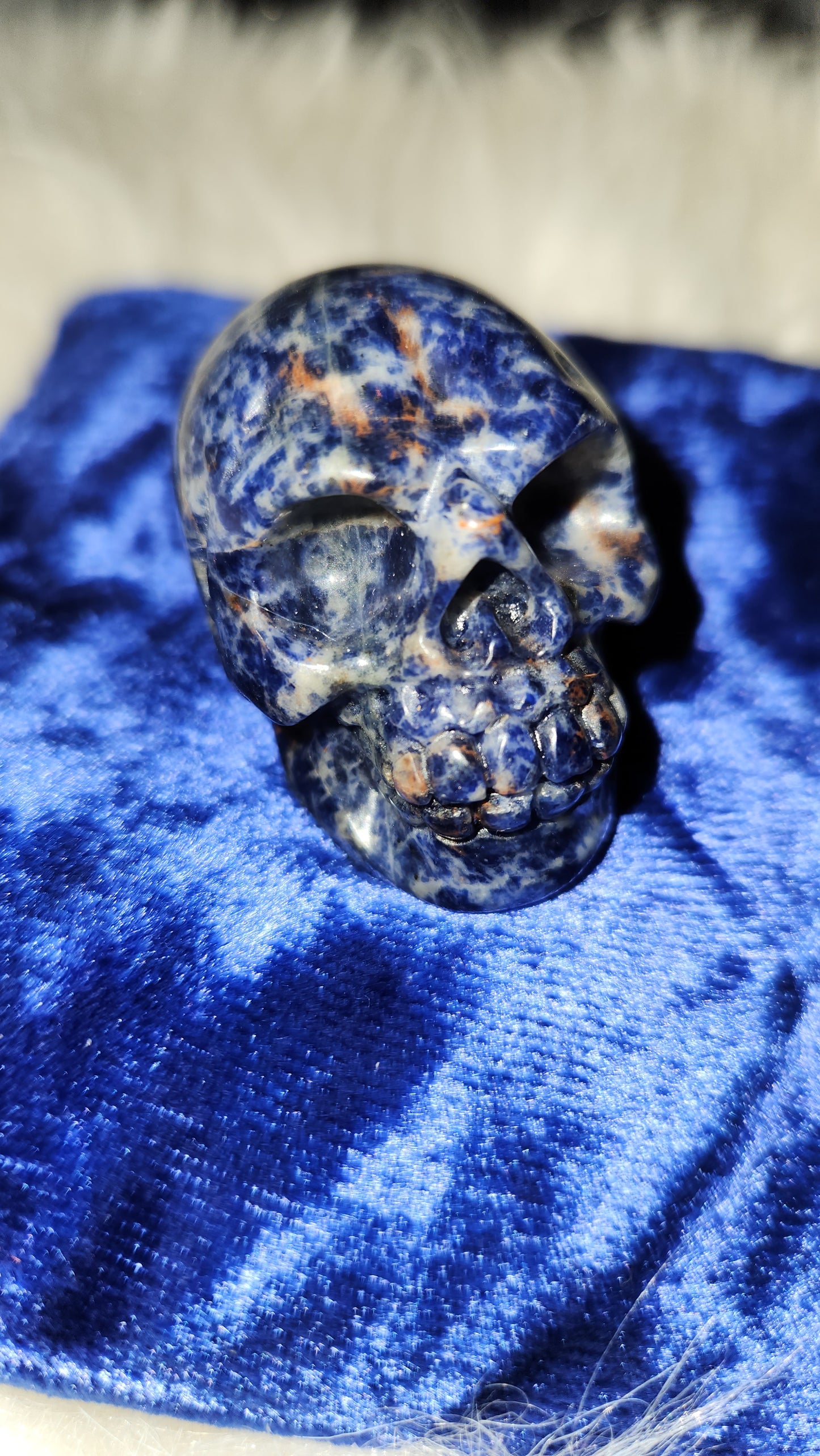 Sodalite 2" skull