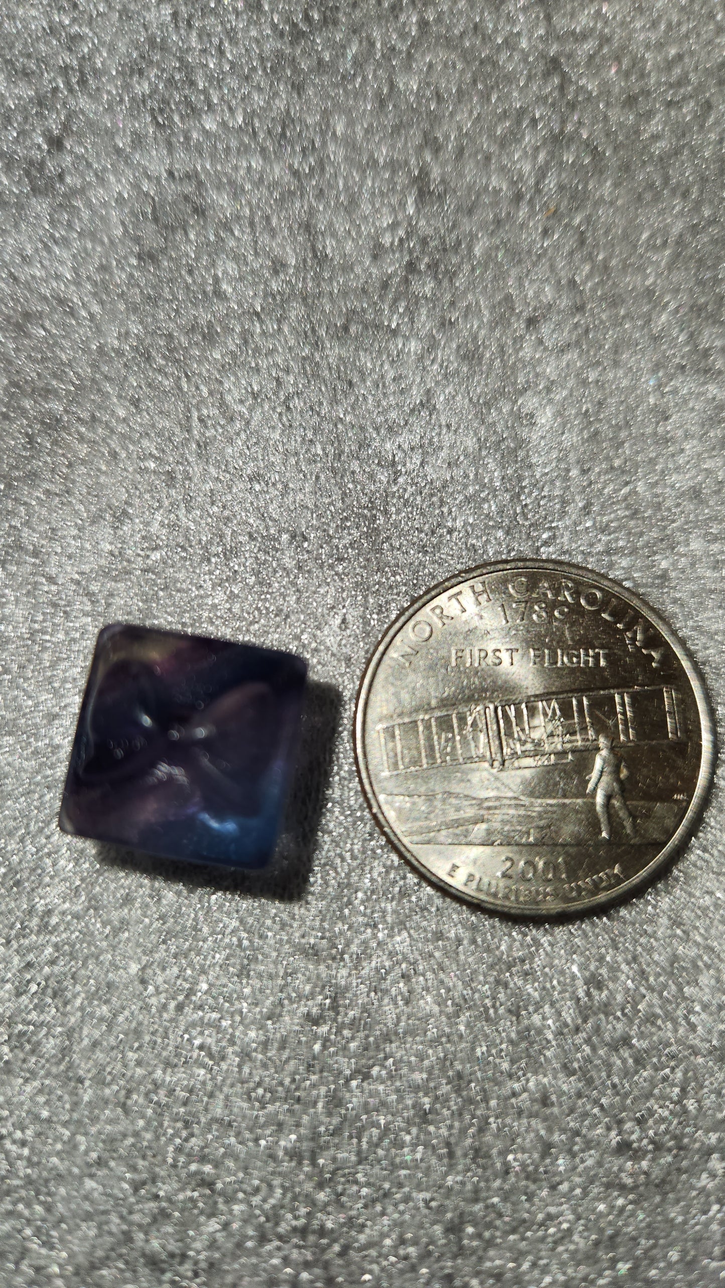 Mini fluorite Christmas present