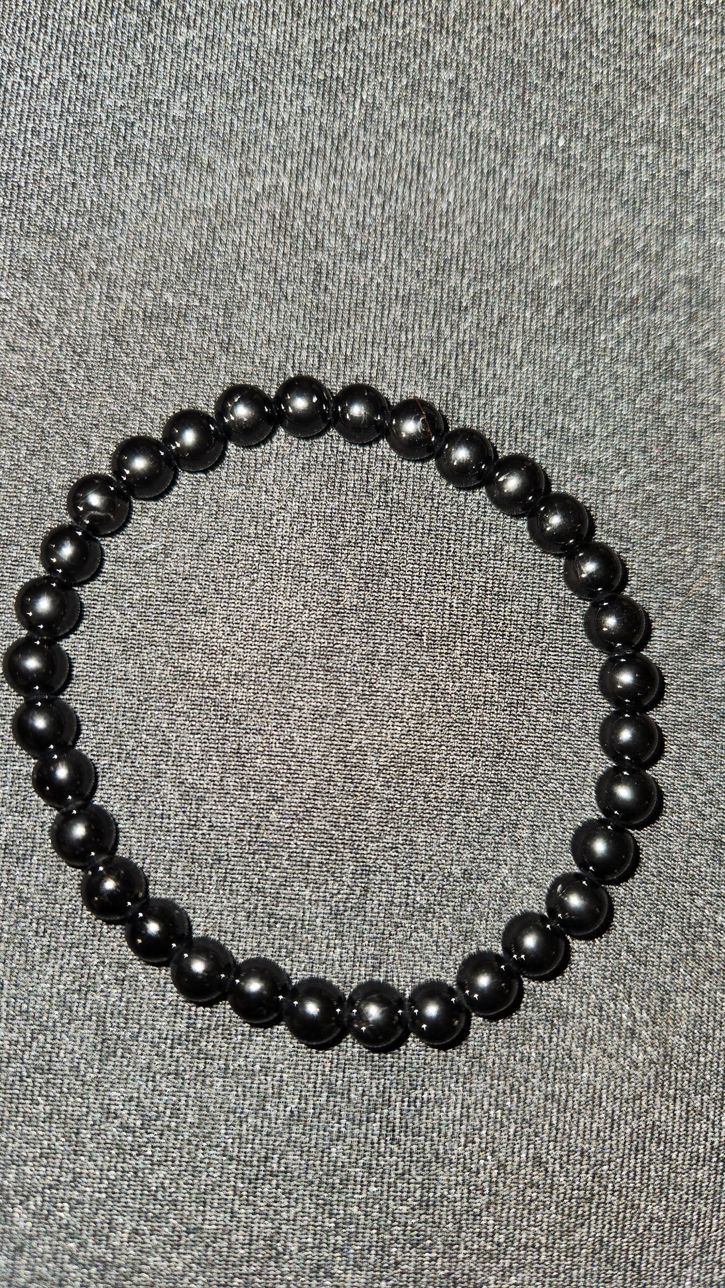 Black tourmaline bracelet (6MM)