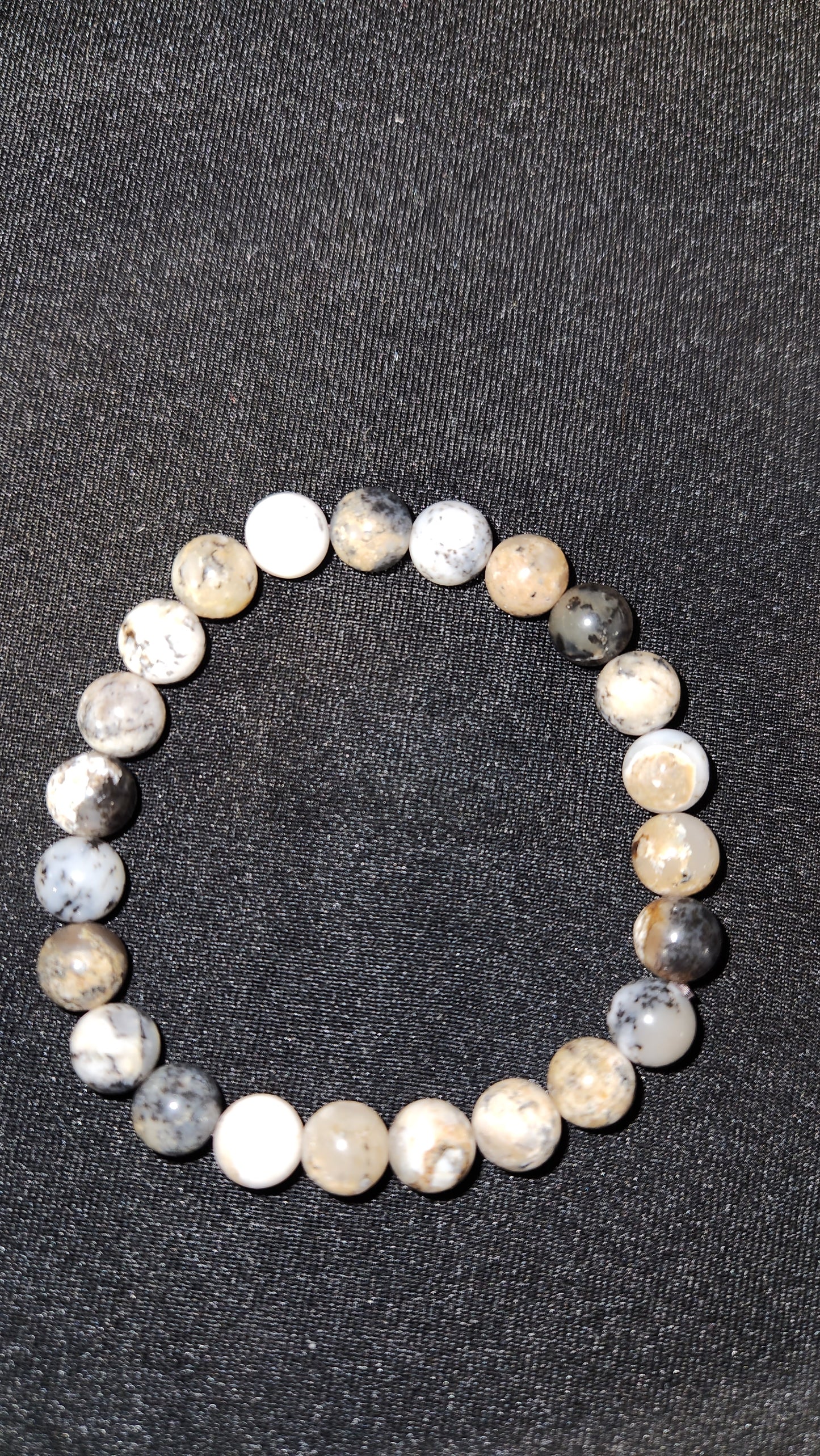 Dendritic opal bracelet