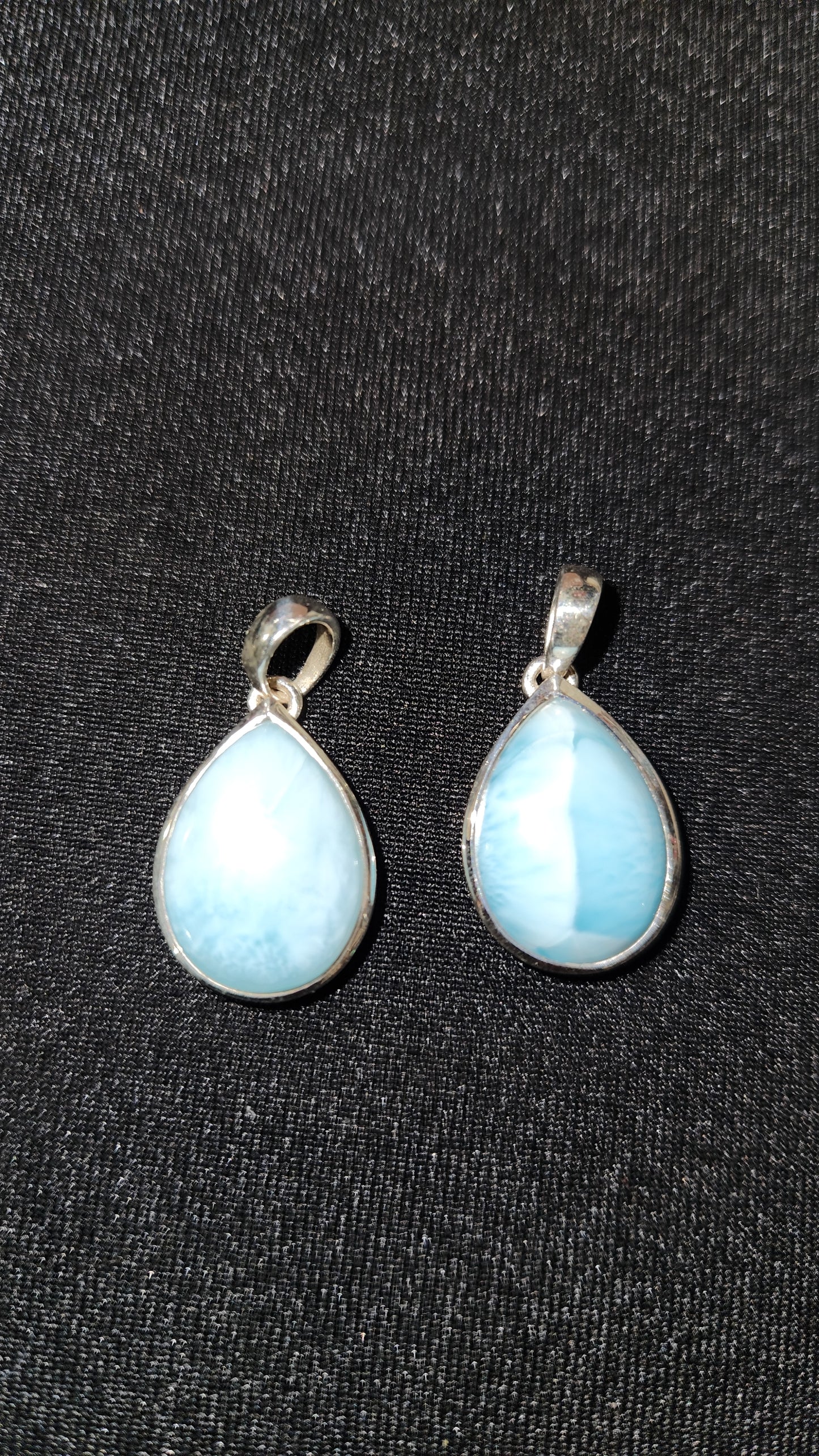 Sterling Silver Larimar Charm