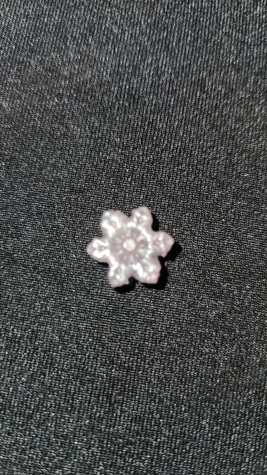 Mini fluorite snowflake