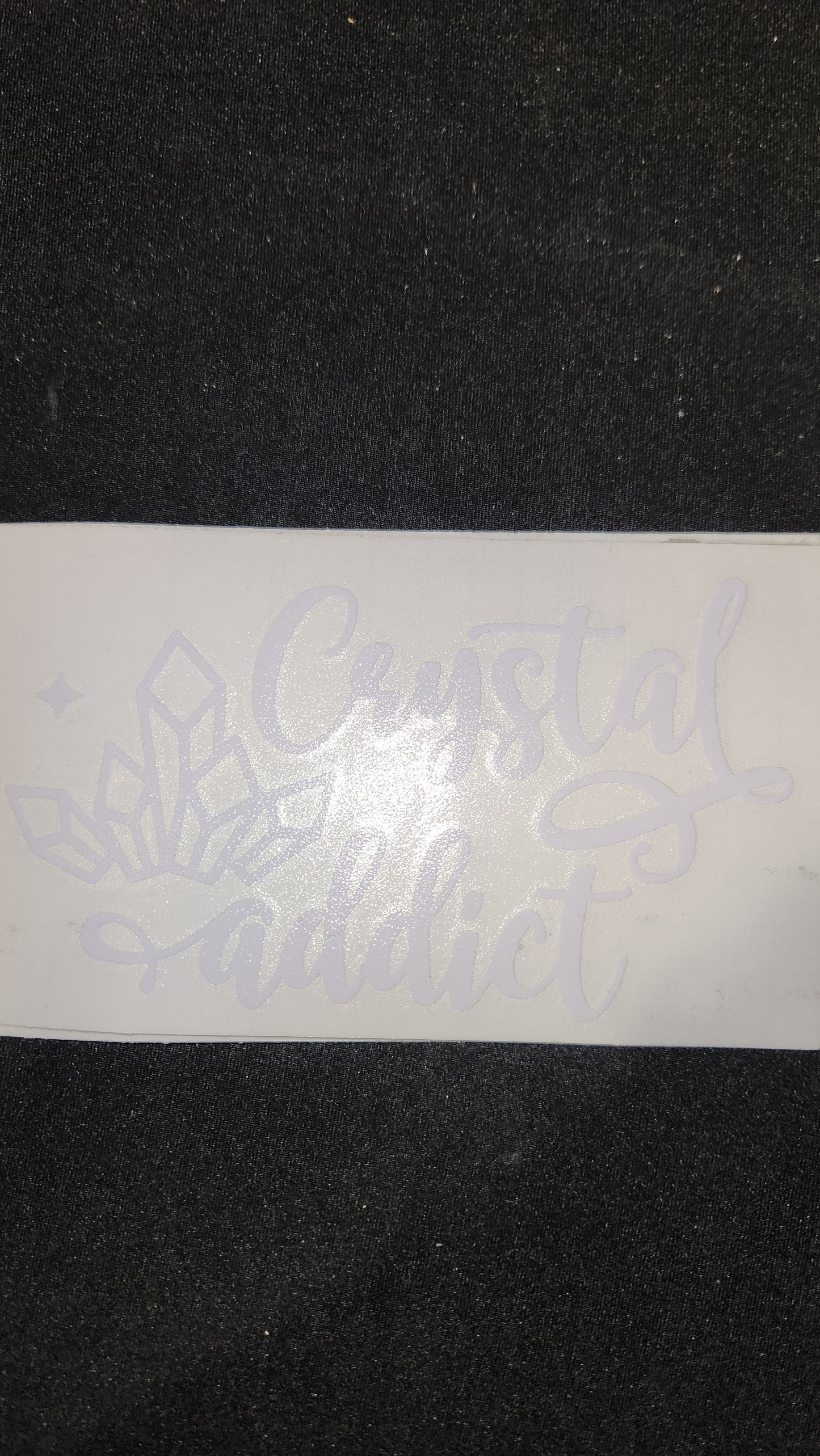 Car decal { Crystal addict}