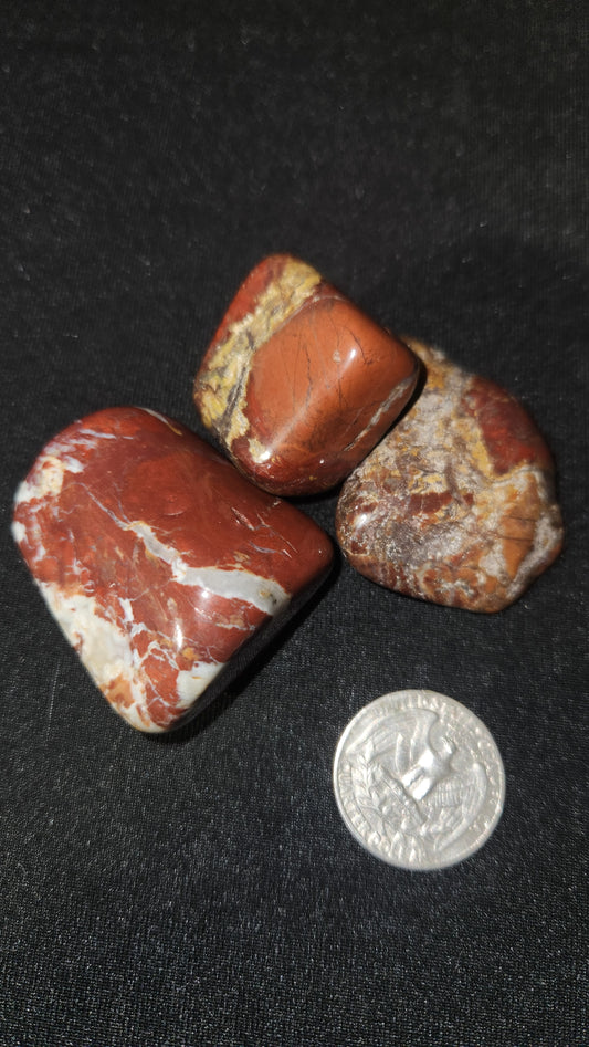 Brecciated jasper tumble