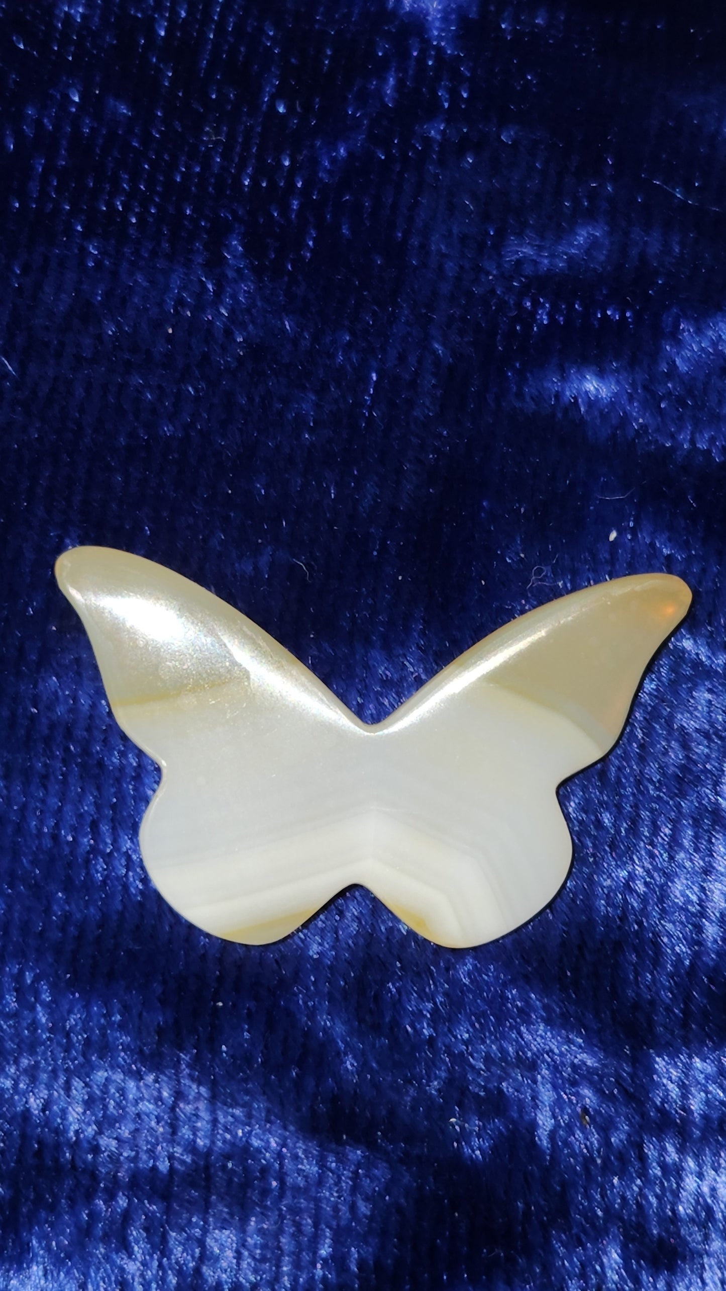 Iris Agate Butterfly Carving - A - from Indonesia