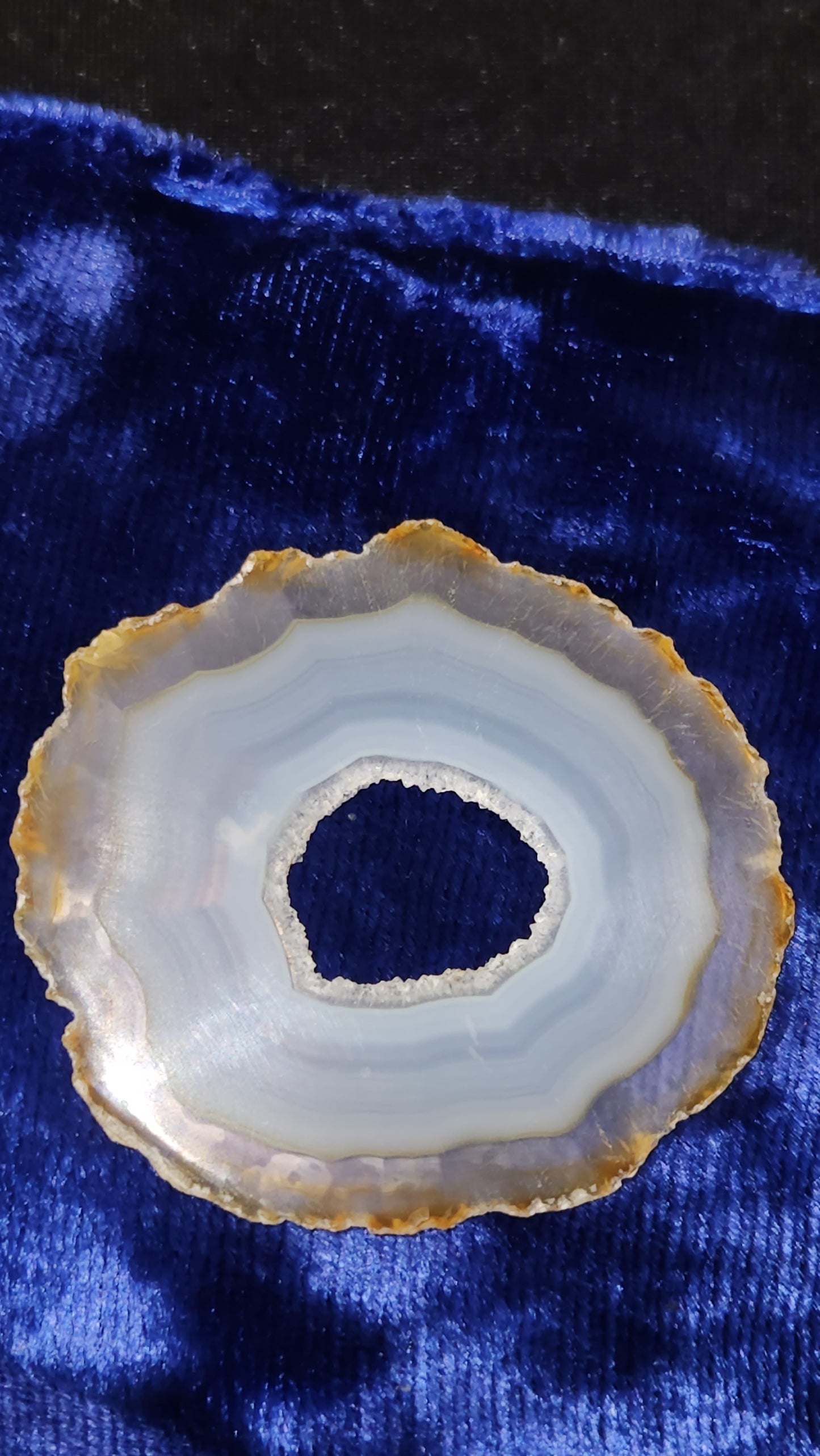 Iris Agate Slice - C - from Indonesia