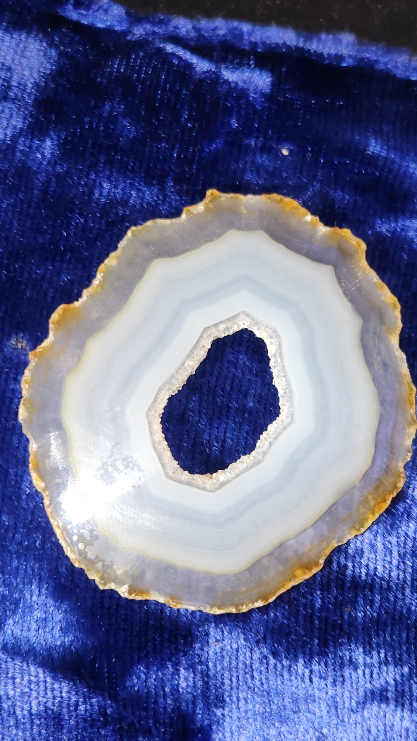 Iris Agate Slice - D - from Indonesia