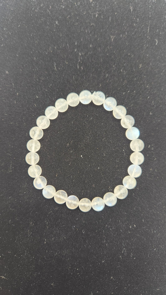 White moonstone bracelet