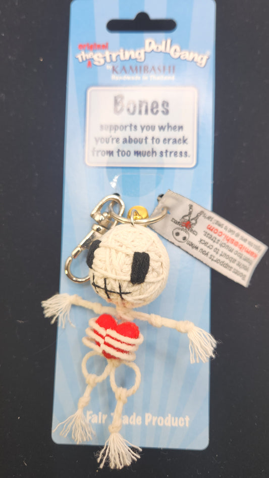 The string doll gang keychains (BONES)