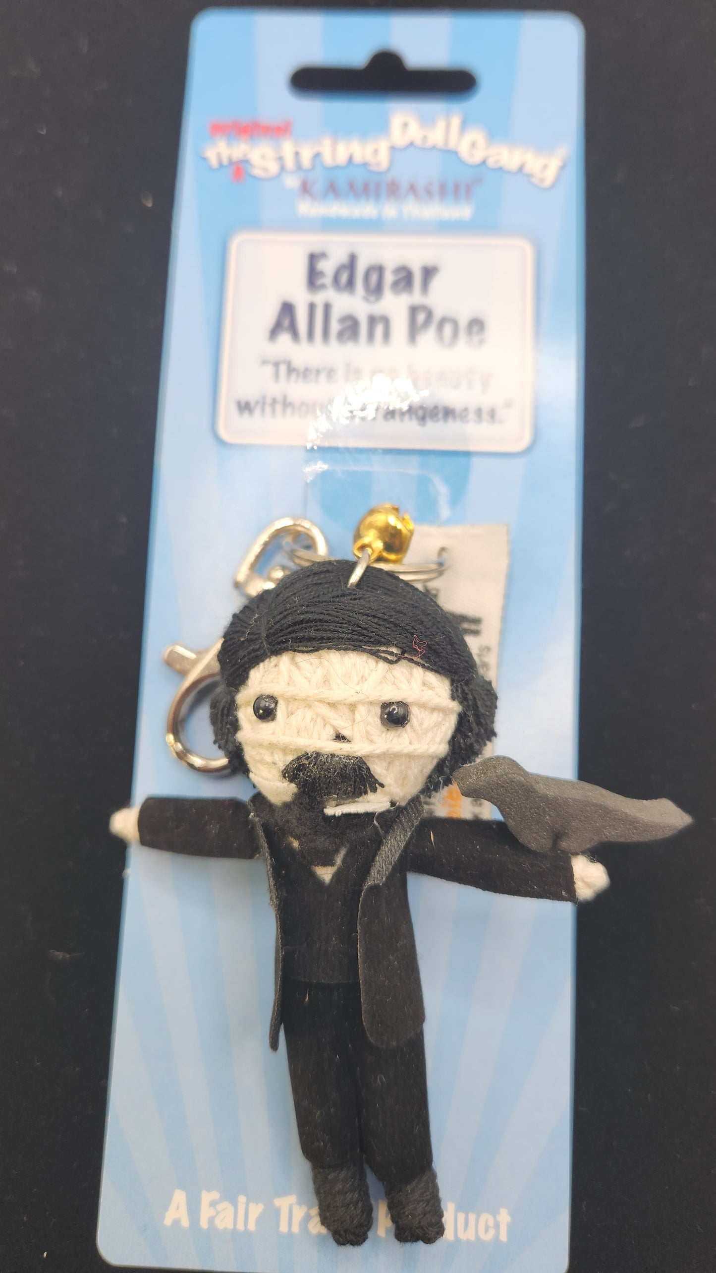 The string doll gang keychains (EDGAR ALLEN POE)