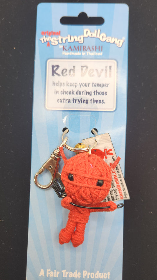 The string doll gang keychains (RED DEVIL)