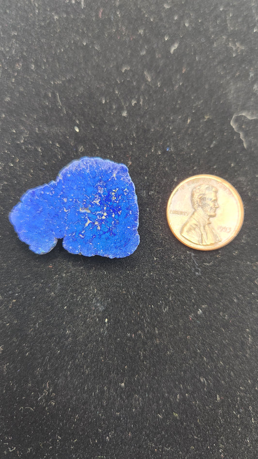 Azurite Blueberry Geode from Russia - 8.09gm - A