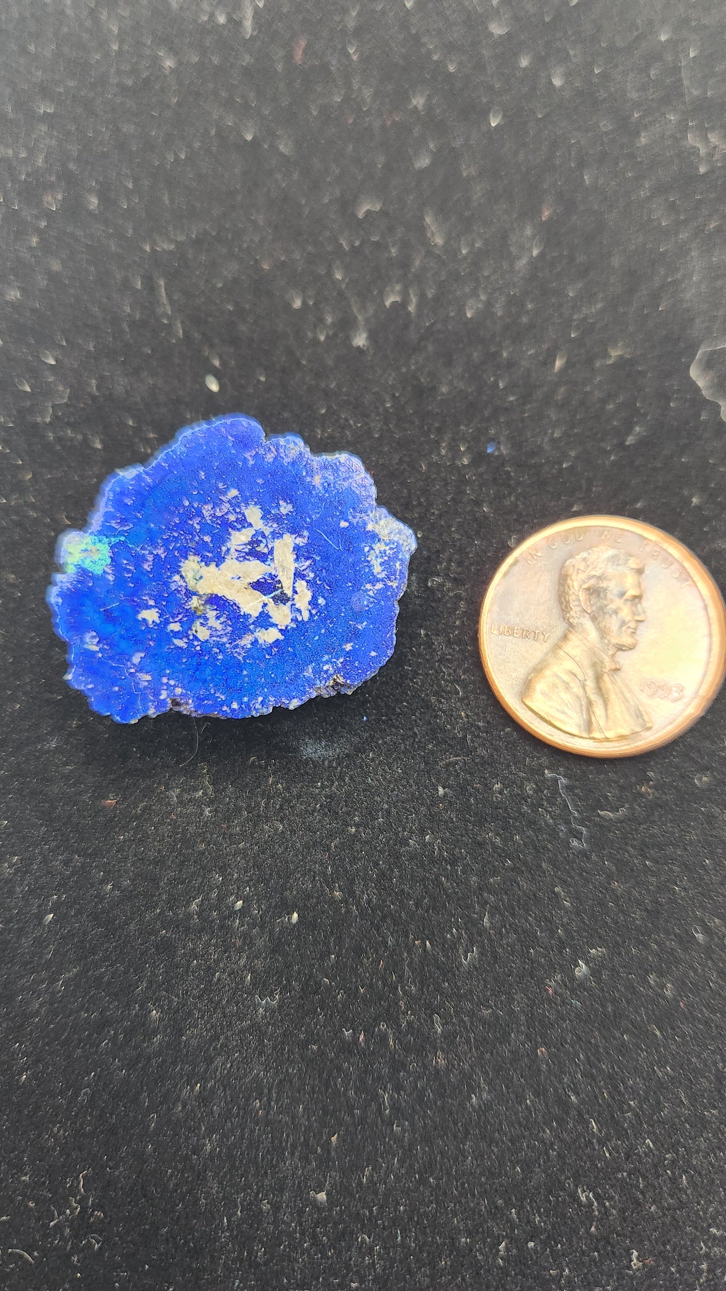 Azurite Blueberry Geode from Russia - 8.57gm