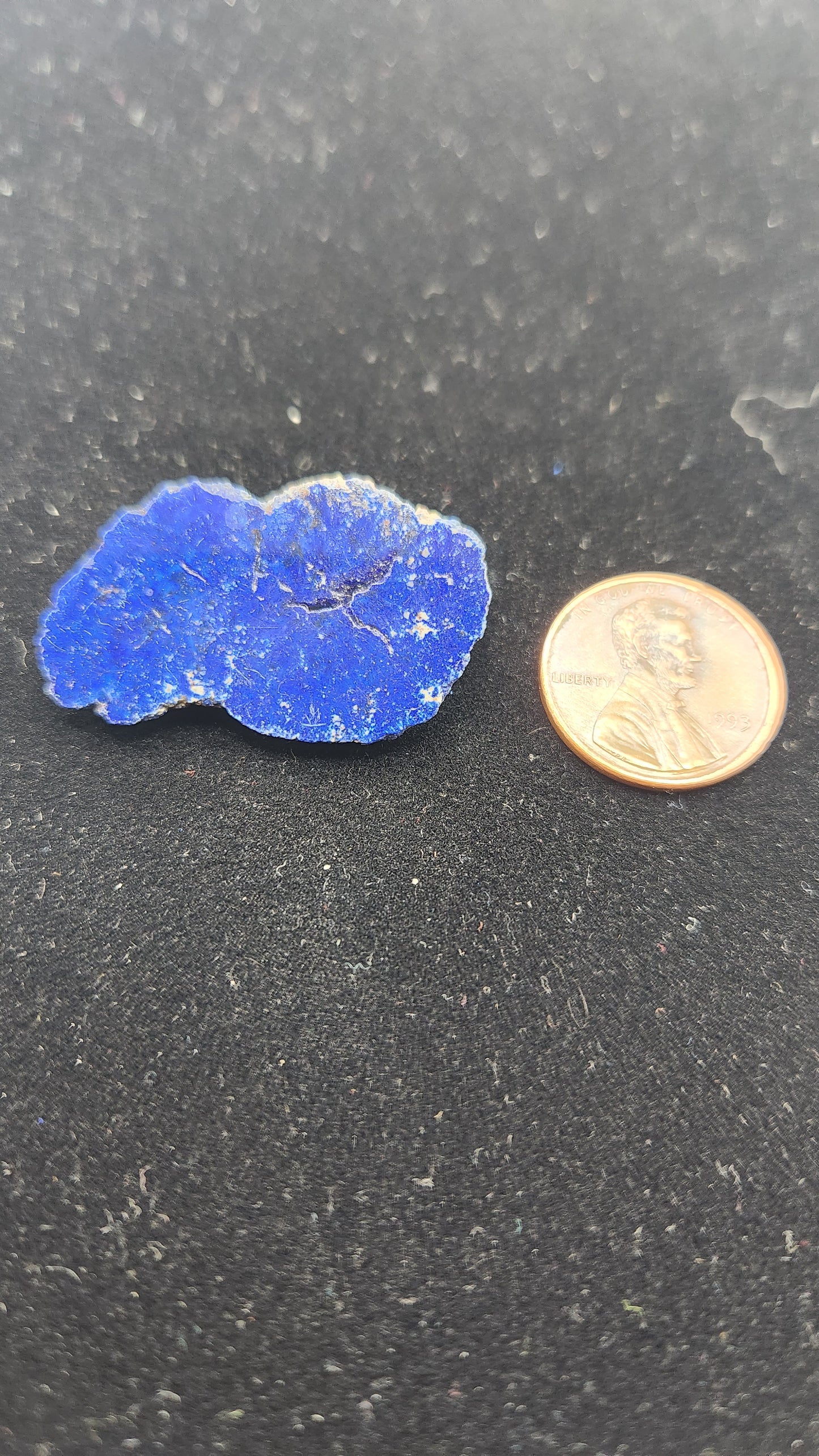 Azurite Blueberry Geode from Russia - 8.81gm