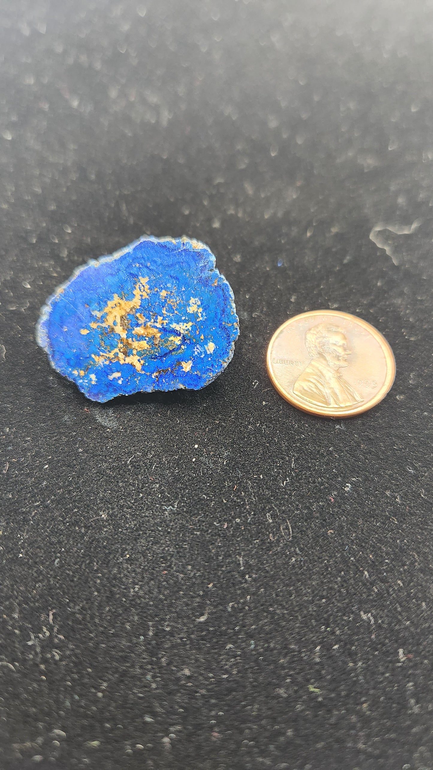 Azurite Blueberry Geode from Russia - 9.36gm - A