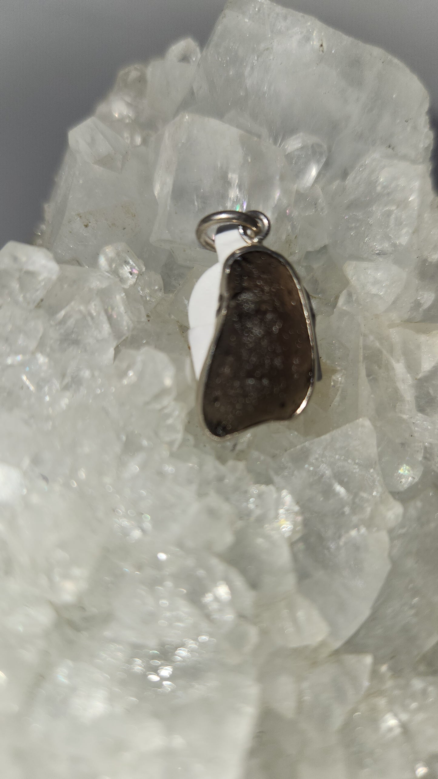 Sterling Silver Tektite pendent I