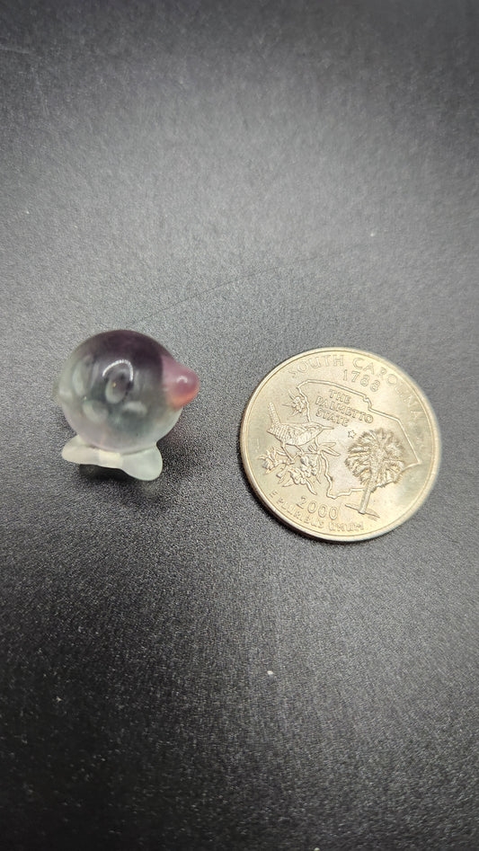 Mini fluorite Kirby