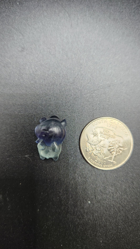 Mini fluorite pig