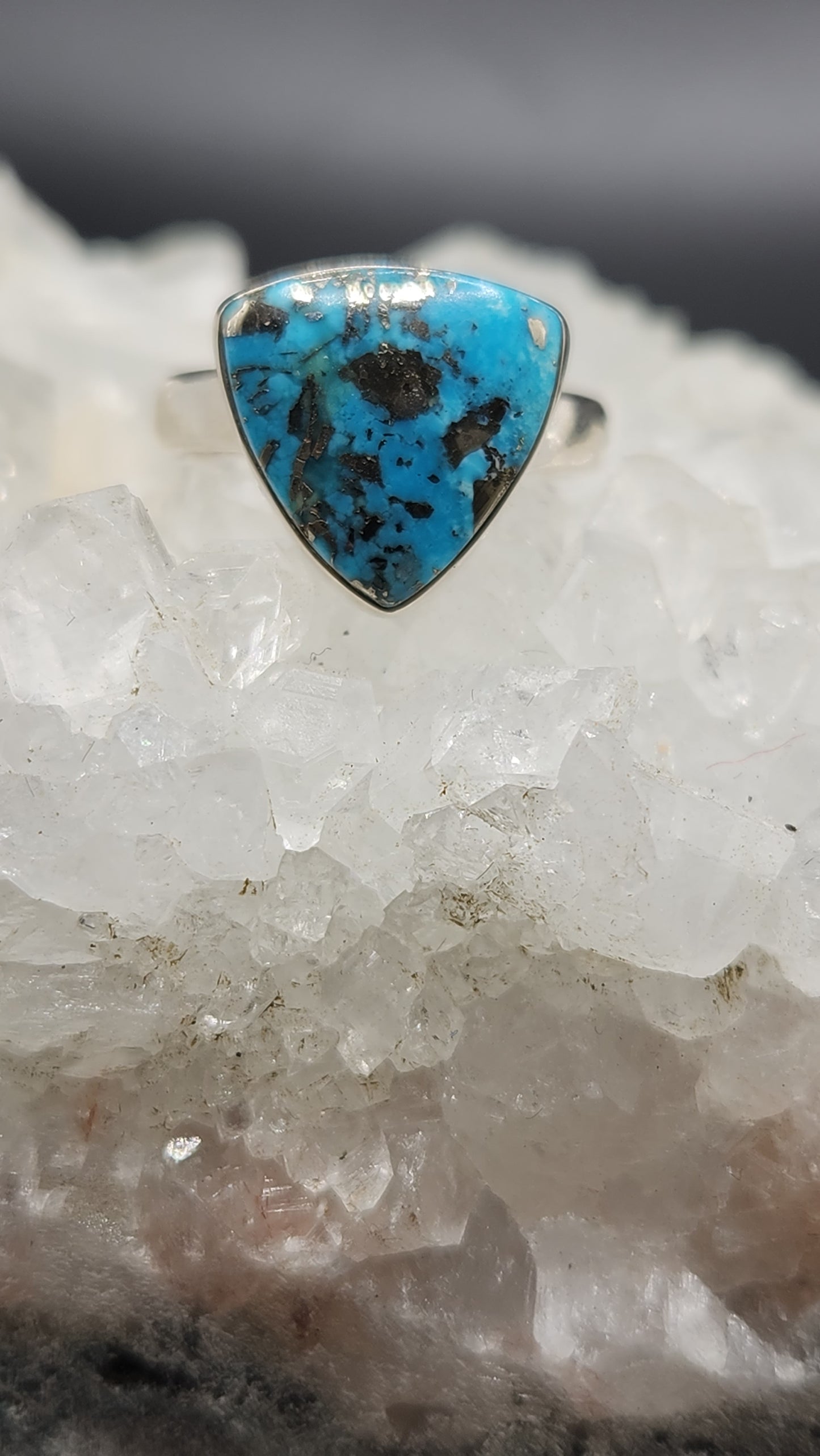 Sterling Silver Turquoise  ring (size 6)