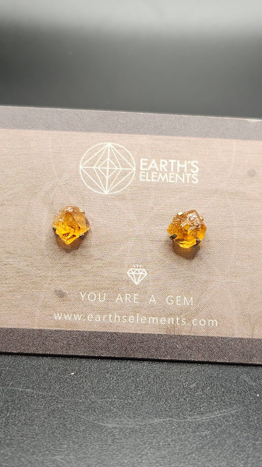 Sterling Silver Citrine earring