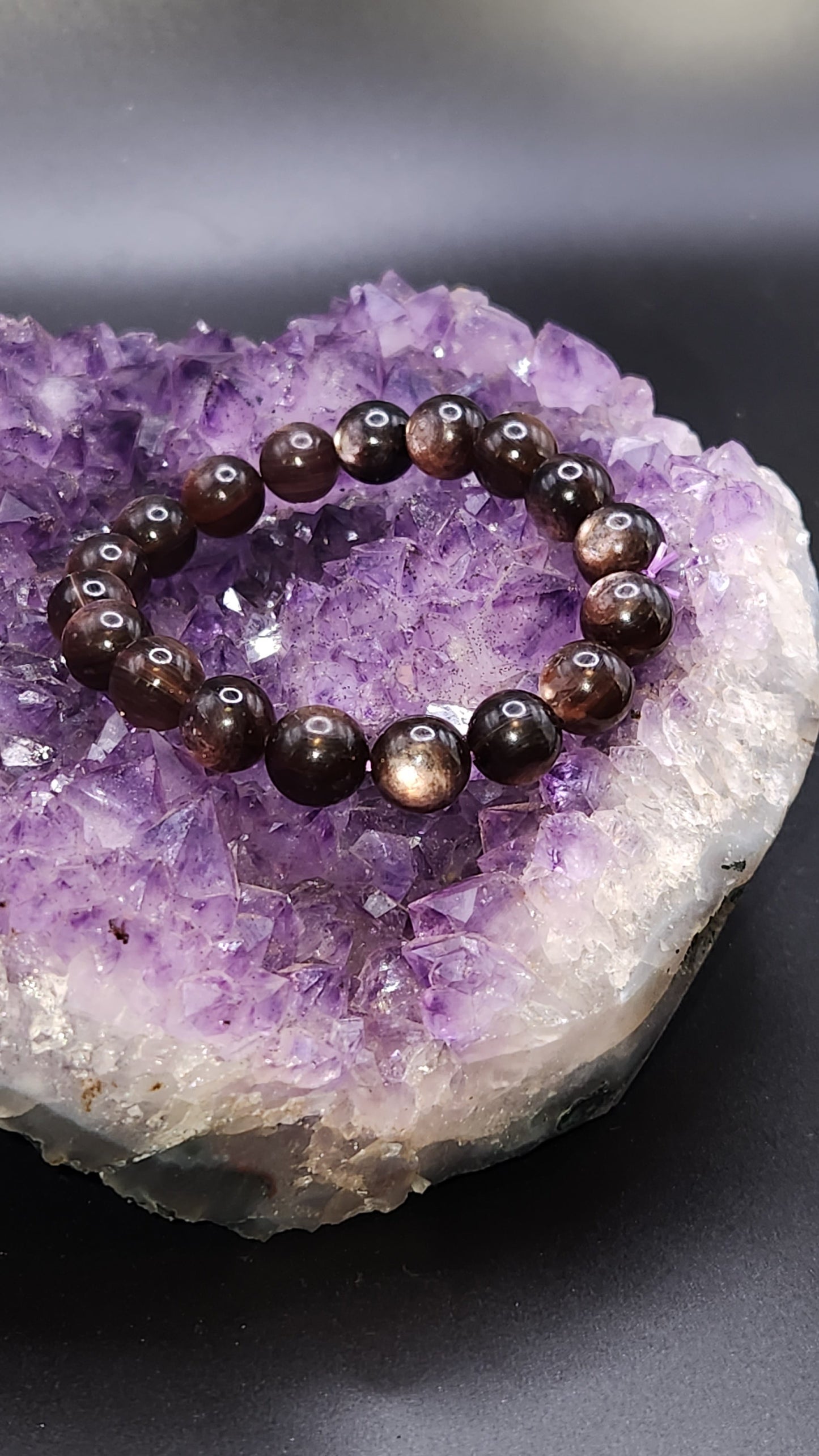 Pink Lepidolite bracelet - 7mm