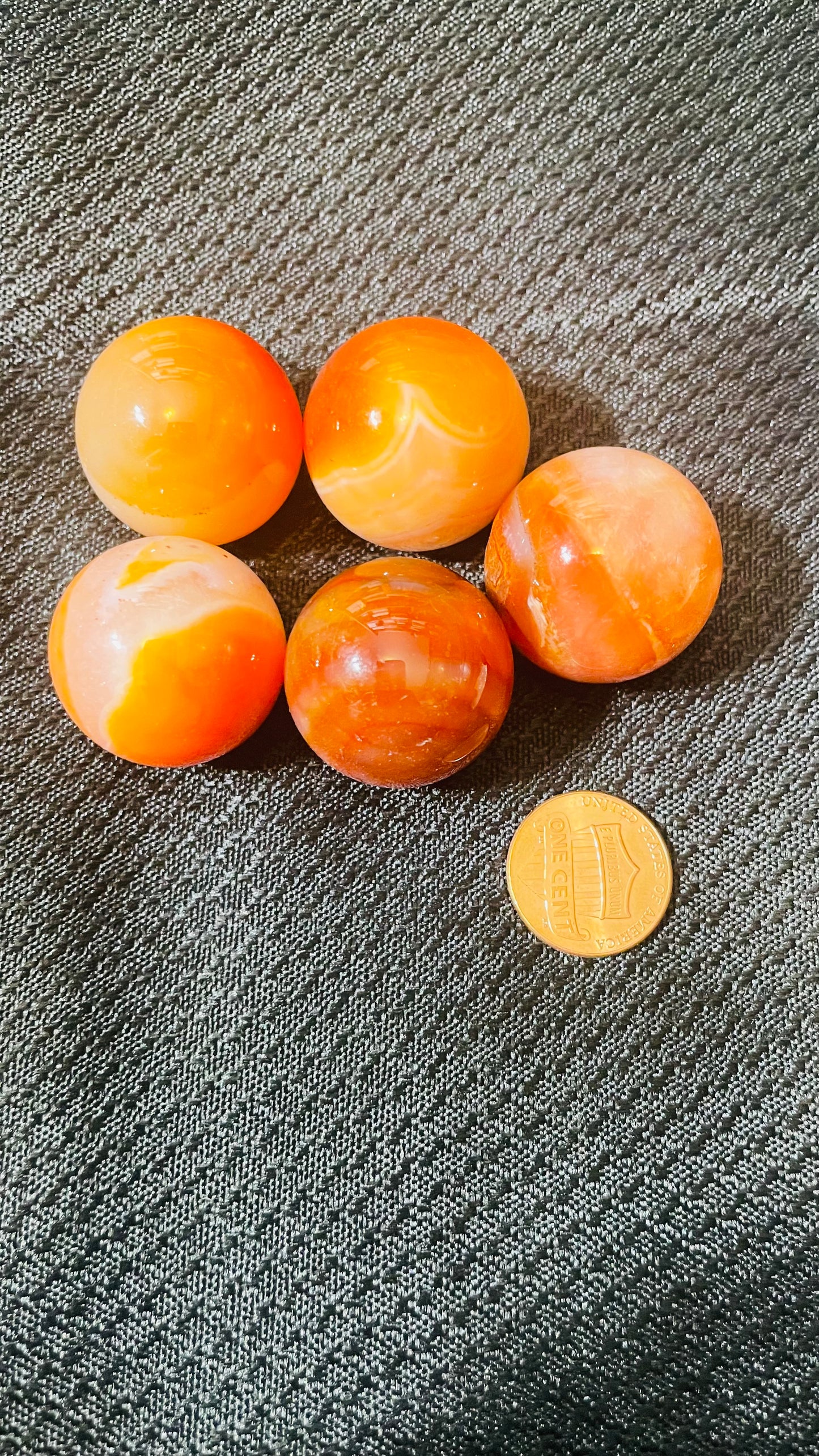 Carnelian mini sphere (large)