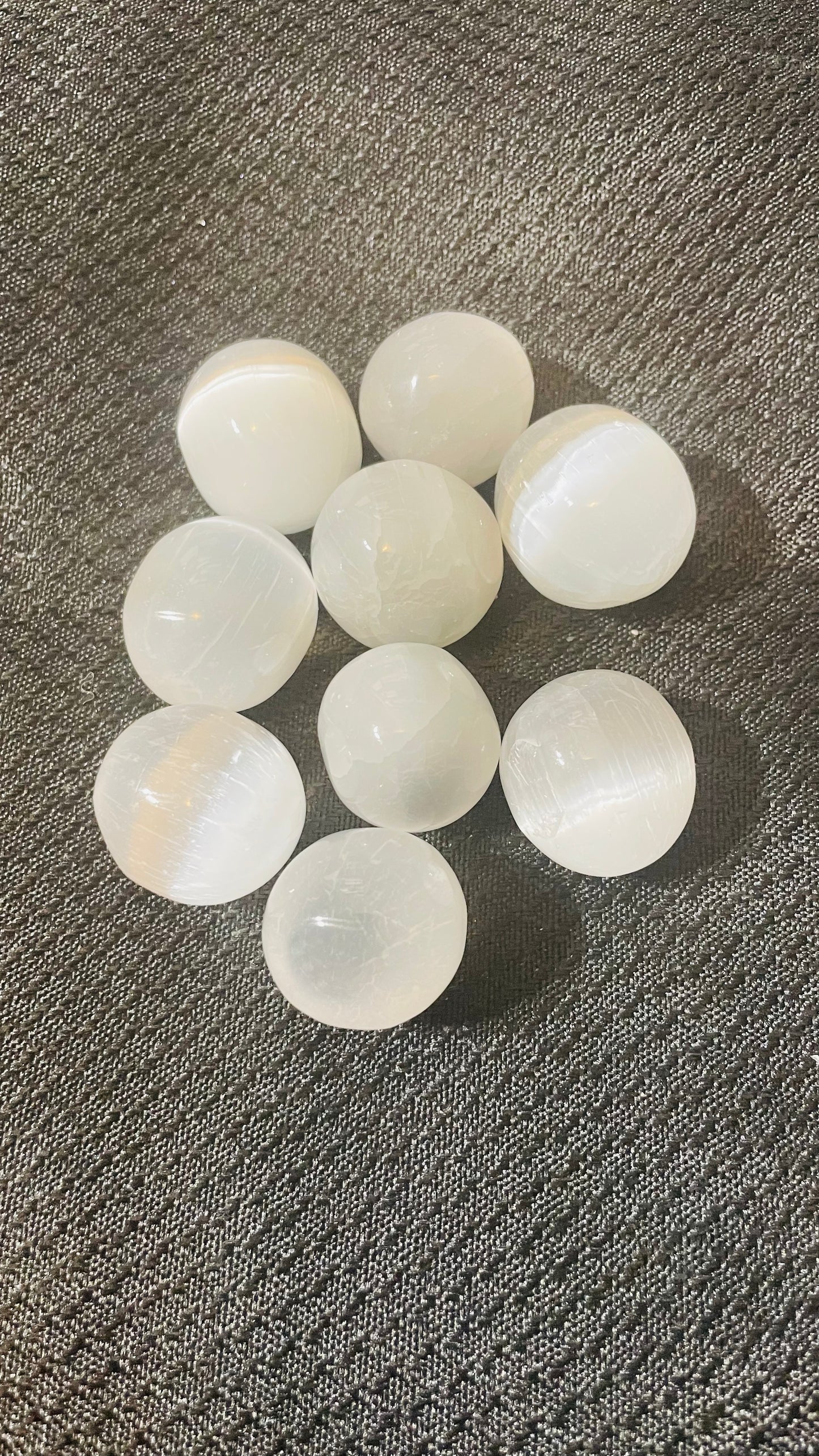 Selenite tumbles