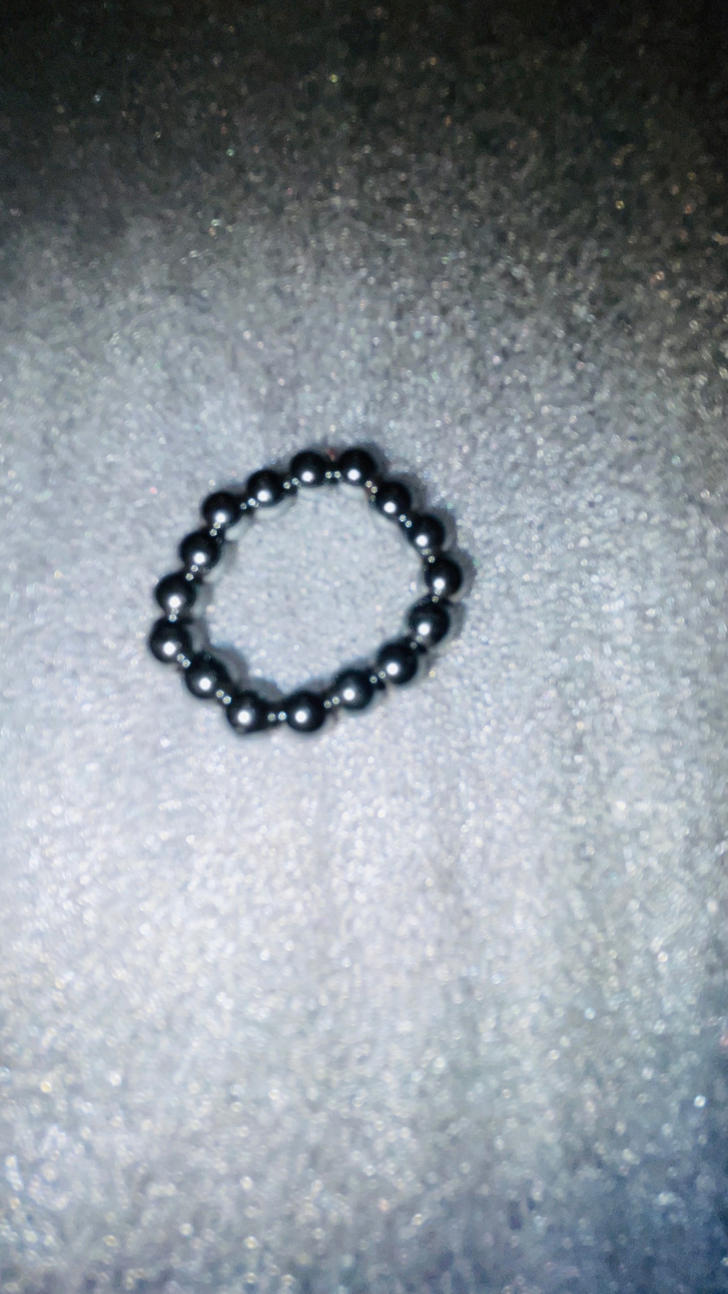 Hemitite bead ring