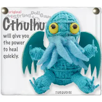 The string doll gang keychain (Cthulhu)