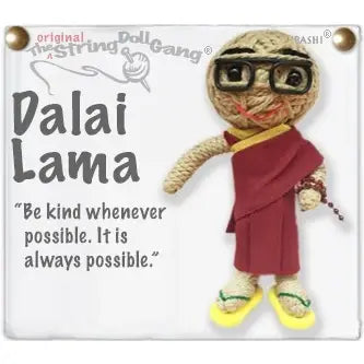 The string doll gang keychain (Dalai Lama)