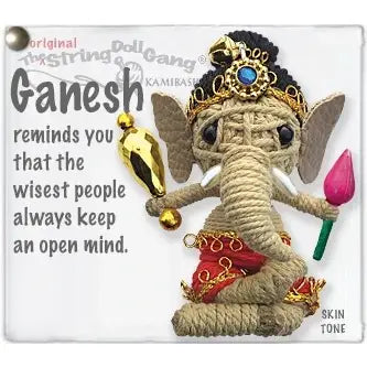 The string doll gang keychain (Ganesh)