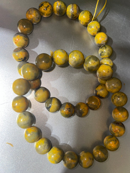 Bumblebee jasper bracelet {10MM}