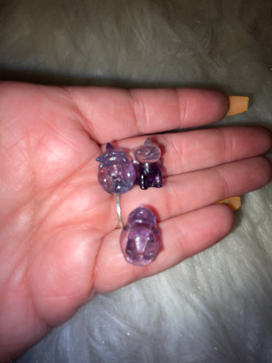 Mini fluorite Toothless