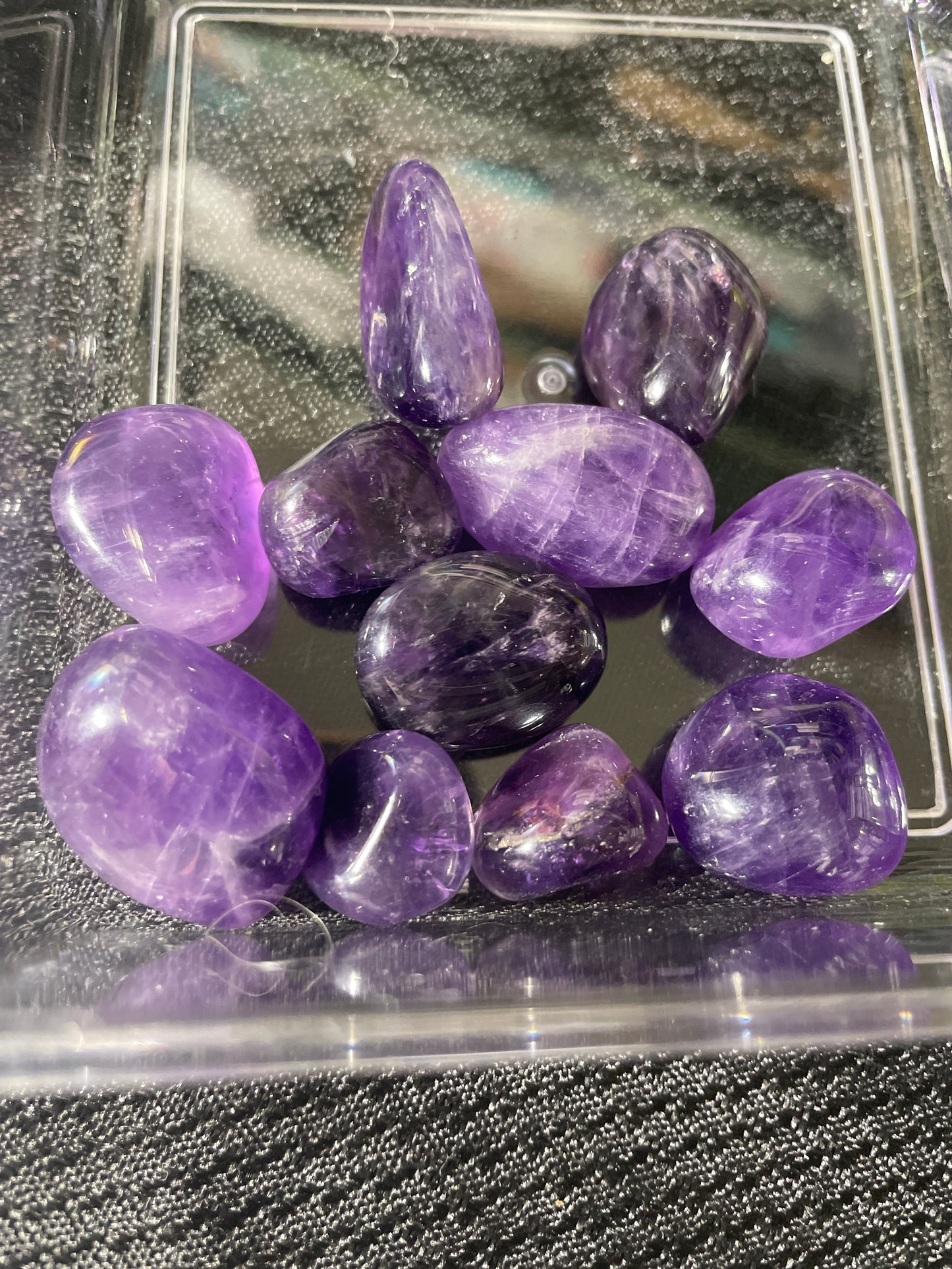 Amethyst tumbles