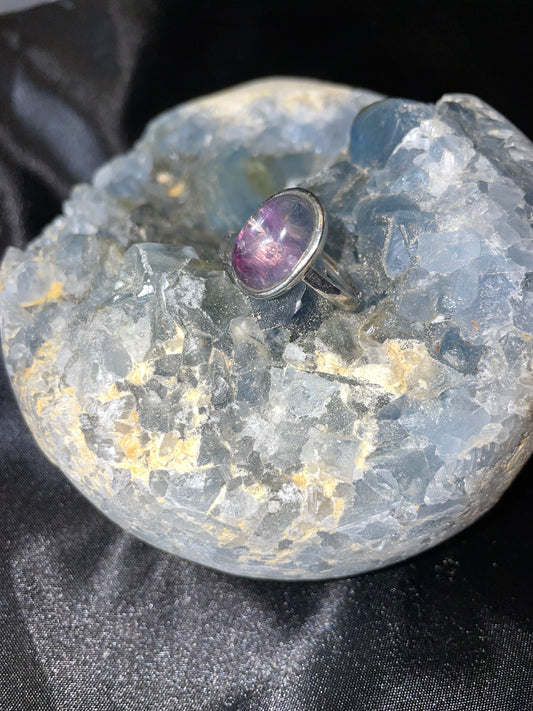 Fluorite adjustable ring