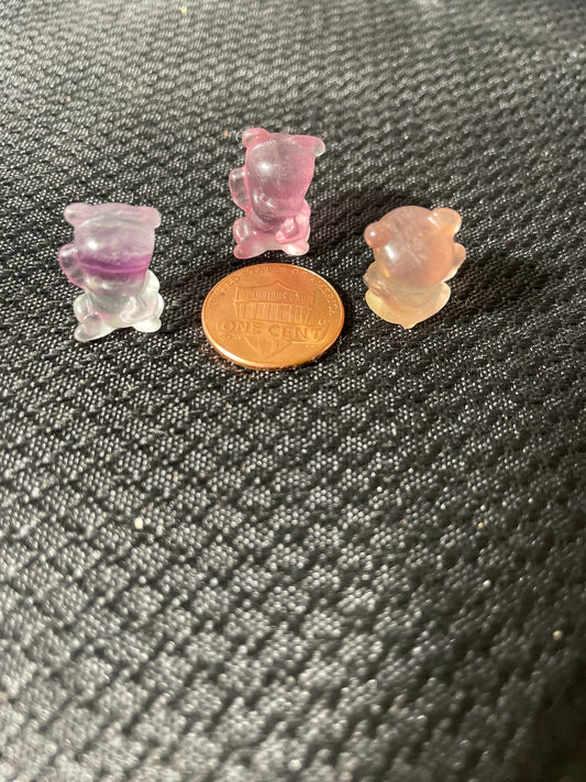 Mini fluorite Winnie the pooh