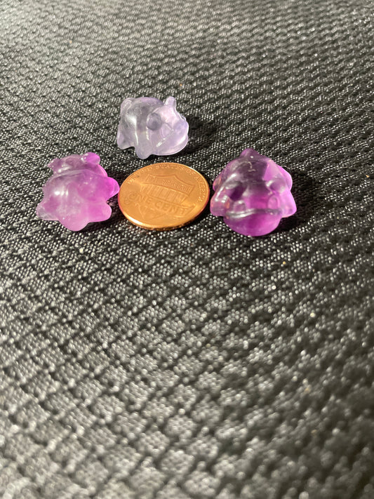 Mini fluorite Pokémon (slowpoke)